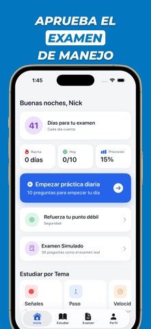 Examen de Manejo DMV Español screenshot