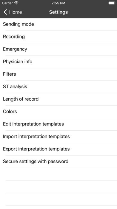 Screenshot #1 pour Cardiospy Mobile ECG