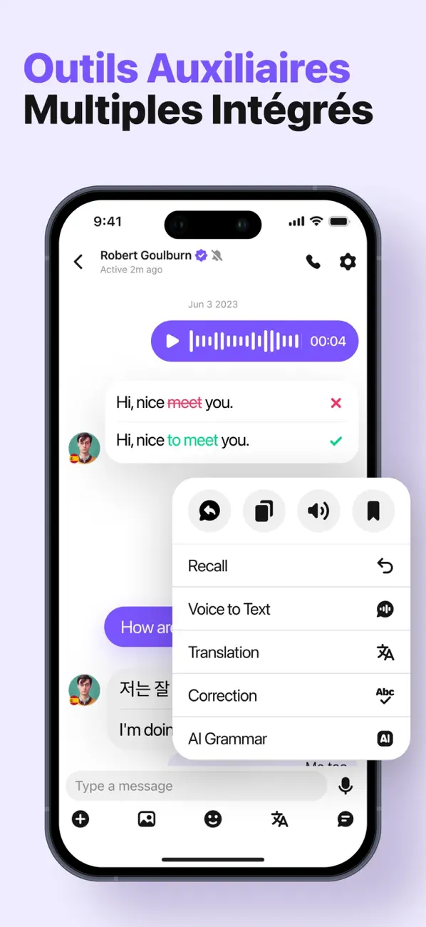 Screenshot #3 pour HelloTalk: Apprendre la langue