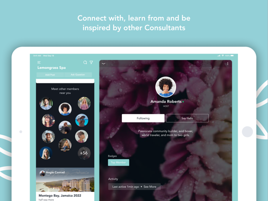 Lemongrass Spa Central iPad screenshot 1 - Business app
