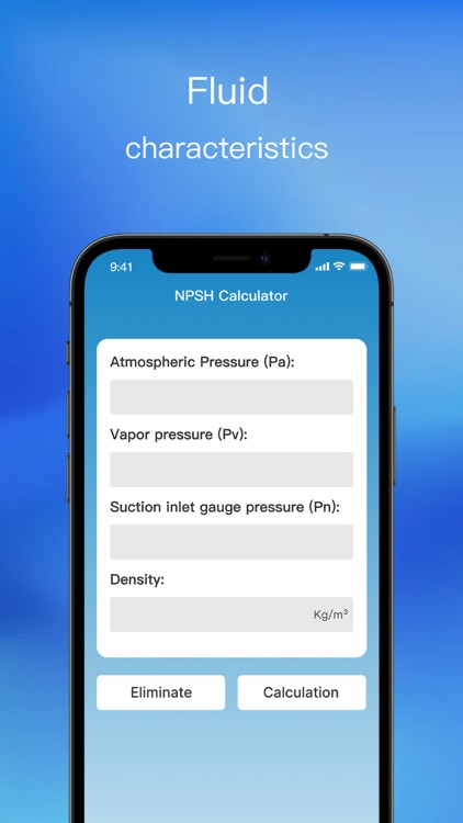 Cavitation Allowance Calc