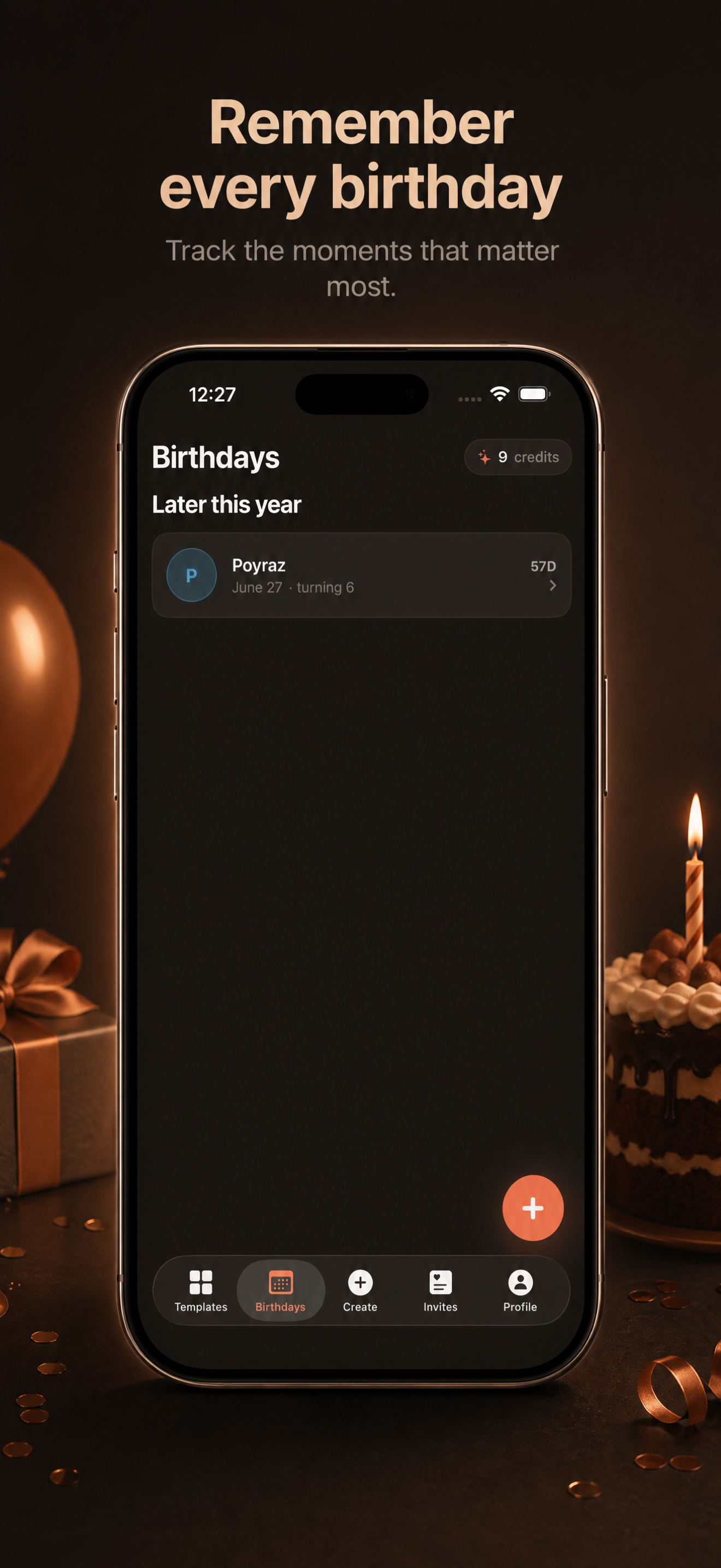 Hoop · Birthday Invitations