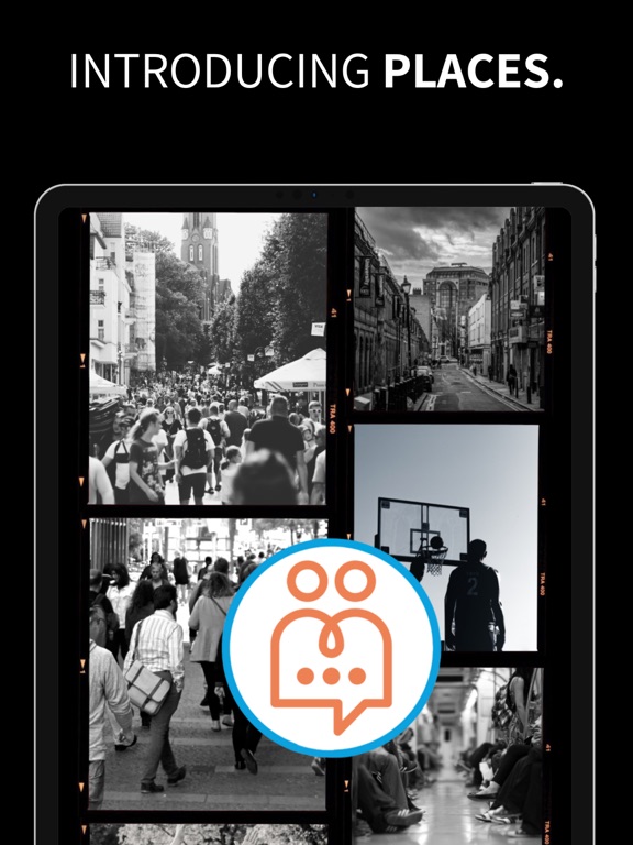 Places: Local Group Chats iPad screenshot 3 - Social Networking app