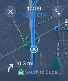 Apple Maps תמונות מסך