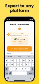 GPX file generator -Jockey run screenshot