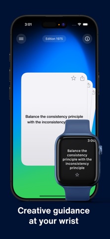 Oblique Strategies Sideways screenshot