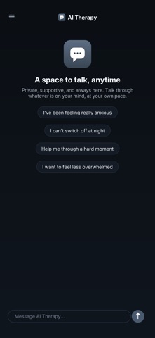 AI Therapy: Talk It Through Screenshot 1 of 3