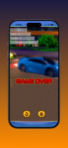 Crazy Car: Racing Simulator 3D iPhone screenshot