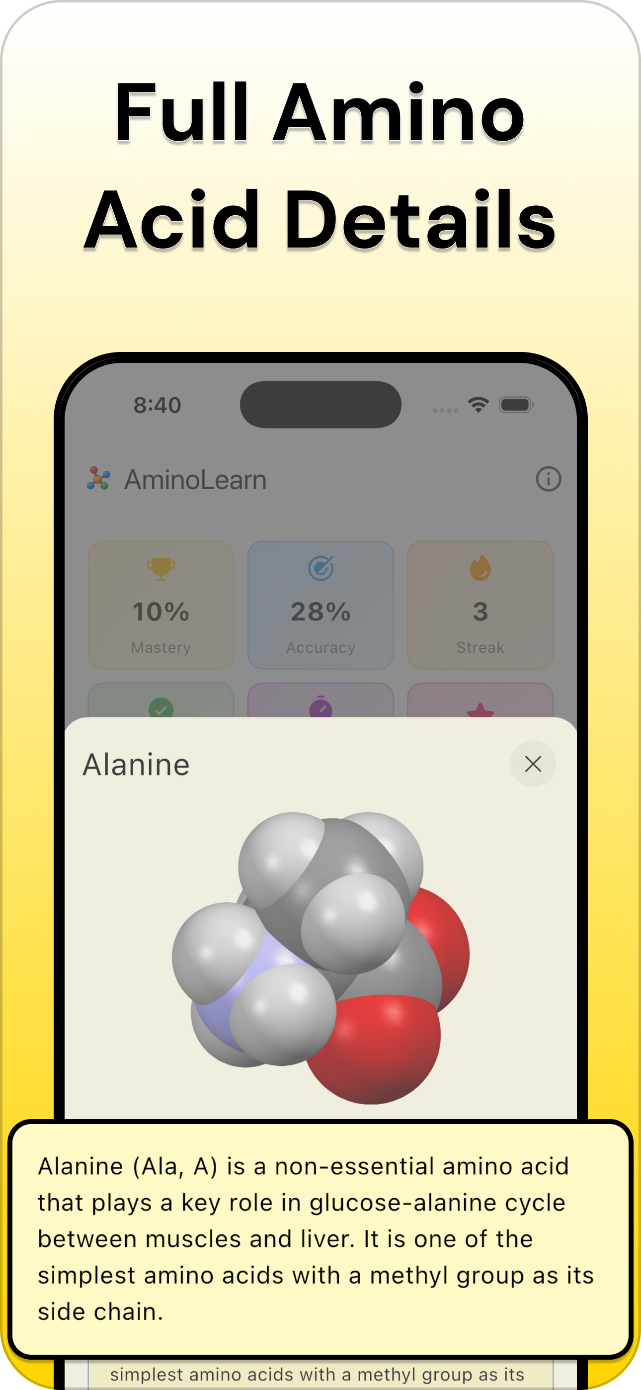 Amino Acid Quiz - AminoLearn