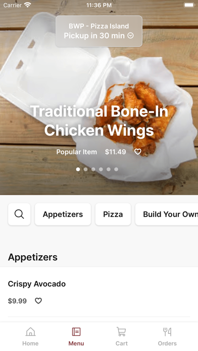 BWP - Pizza Island iPhone screenshot 2 - Food & Drink app