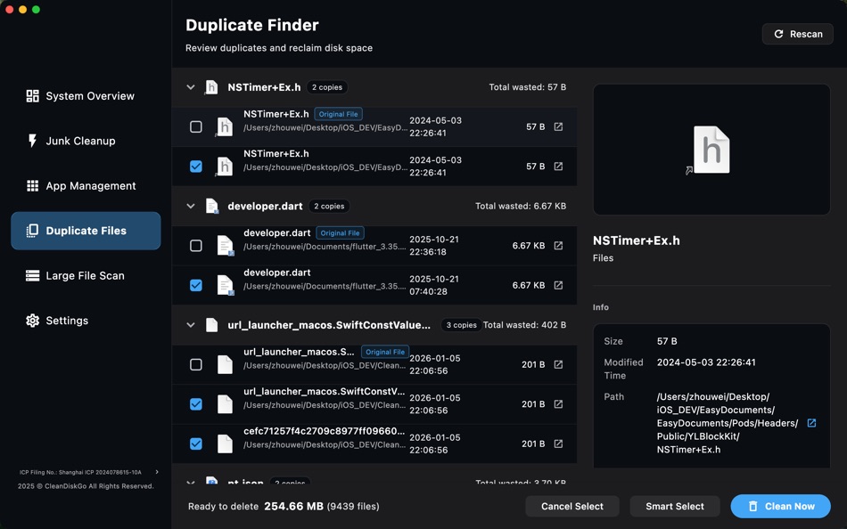#3. CleanDiskGo (macOS) Oleh: Shanghai Jingxu Technology Co., LTD