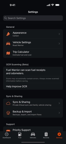 Fuel Warrior iPhone screenshot