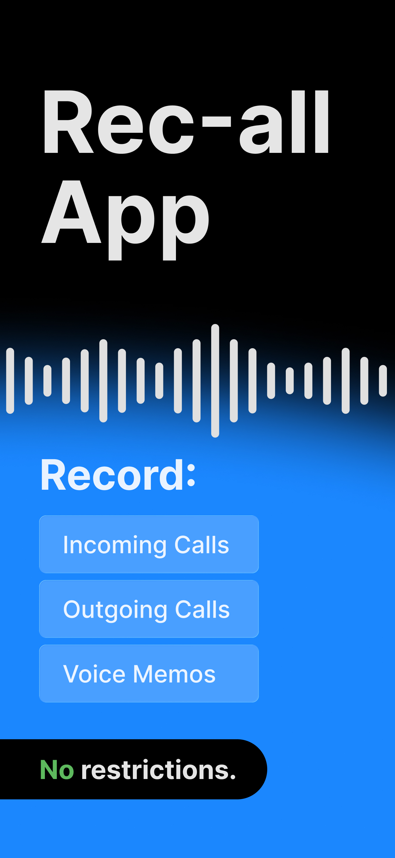 Recording App - Rec-all