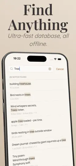Captura de pantalla de Gravity – Minimal Notes en iPhone 3
