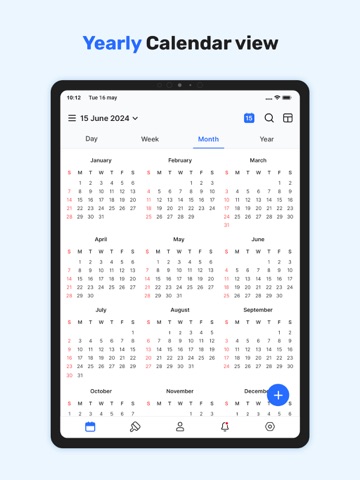 Simple Calendar - Calendar iPad screenshot