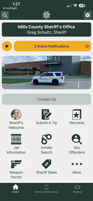 Mills County Sheriff Office IA screenshot 1