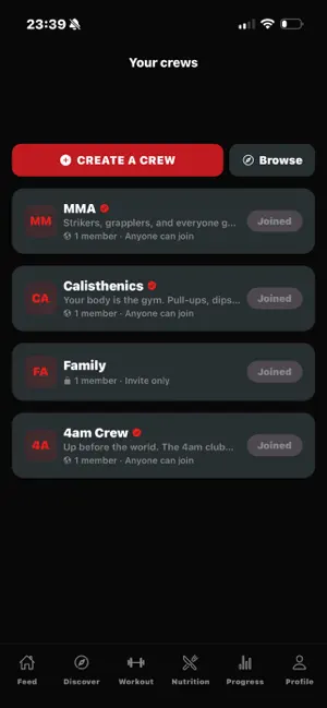 FitCrew Nation screenshot 3