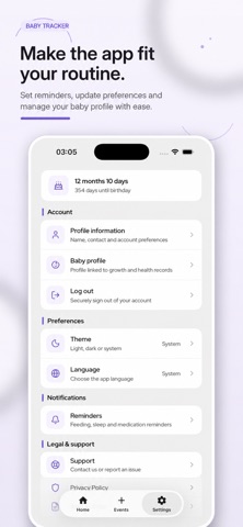 Bebeğim – Bebek Takibi screenshot