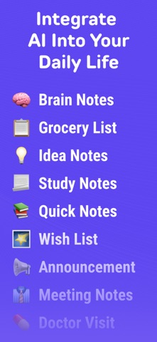 Record Meeting : AI Note Taker iPhone screenshot
