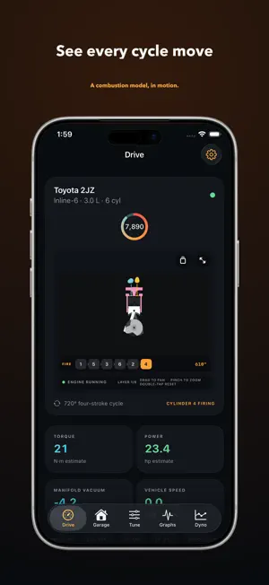 Engine Lab: Simulator & Sound screenshot 1