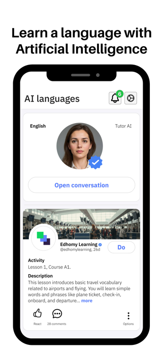 Edhomy AI Languages Screenshot 1 of 4