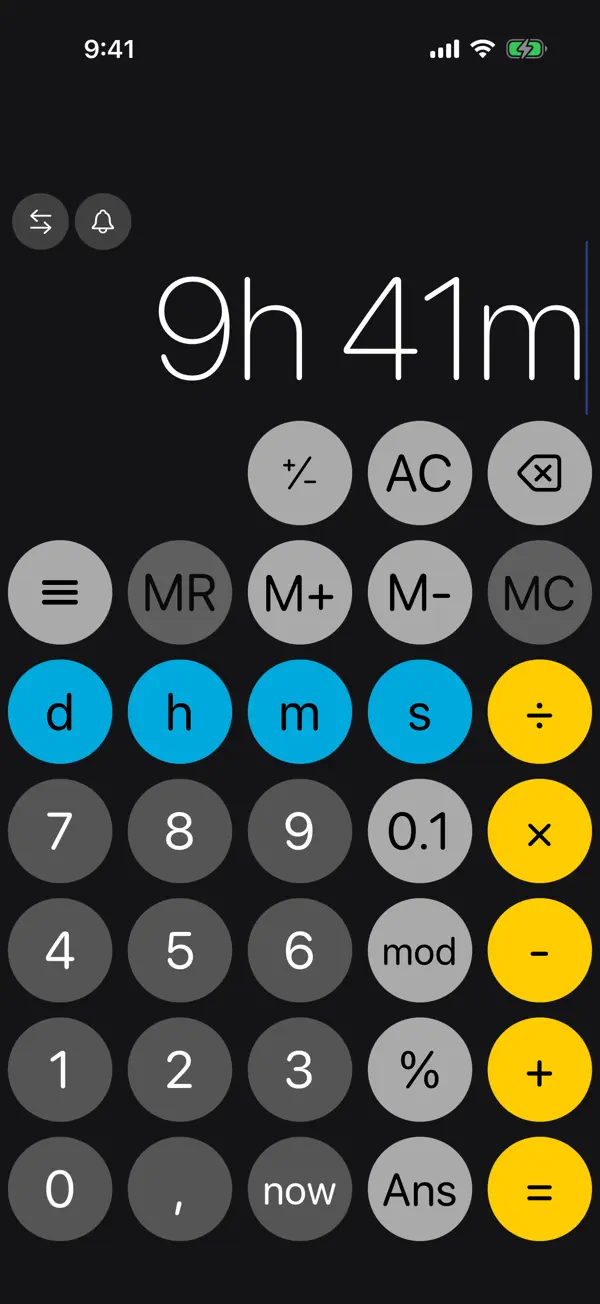 Screenshot #1 pour Calculateur de temps ×