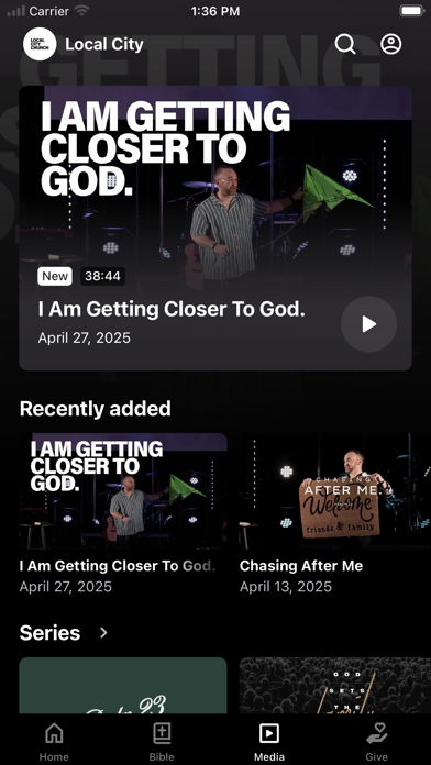 Local City Church iPhone screenshot 2 - Education app
