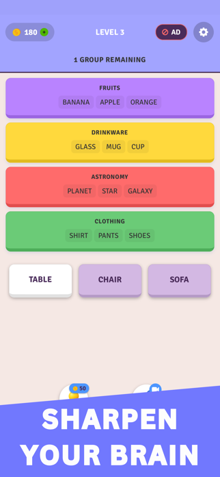 Categories: Words Associations Screenshot 3 of 5