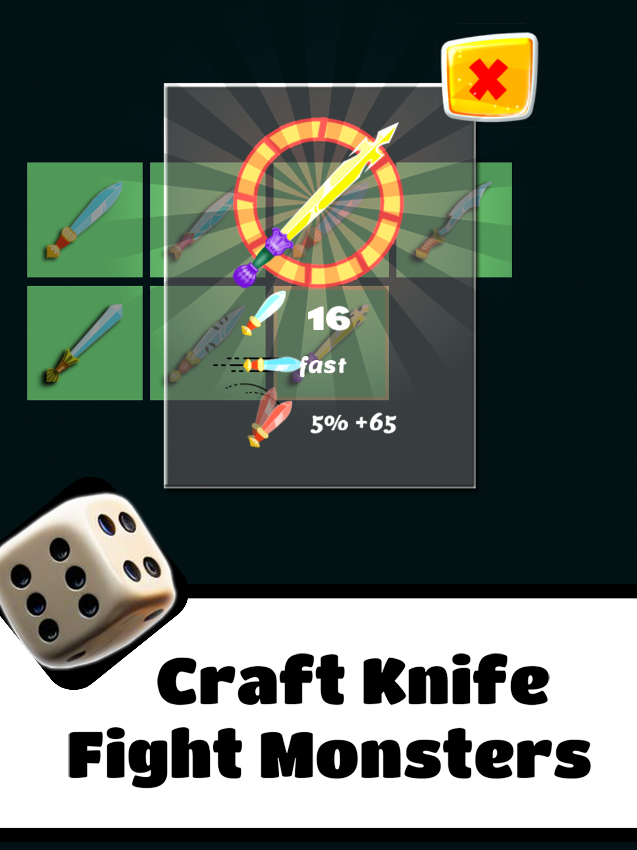 Snake Dice Knife Craft screenshot 10