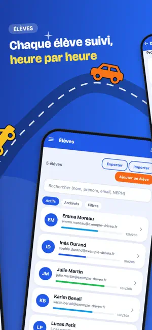 Drivea - Gestion auto-école screenshot 2