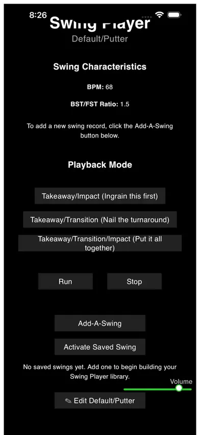 Swing Player screenshot 1