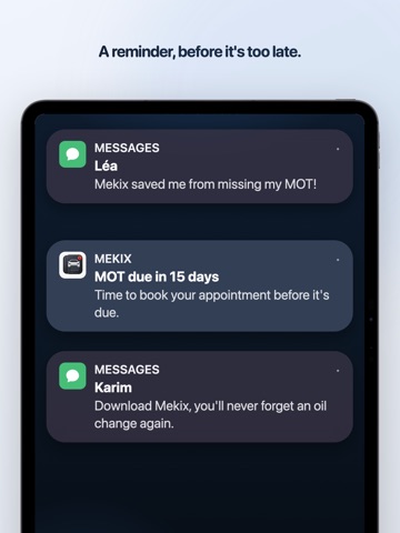 Car Maintenance : Mekix iPad screenshot
