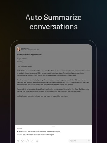 Superhuman Mail for EMM iPad screenshot