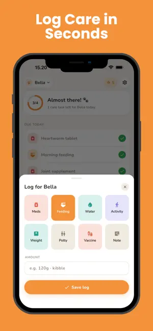 Pet Care Tracker: Pawlog screenshot 4