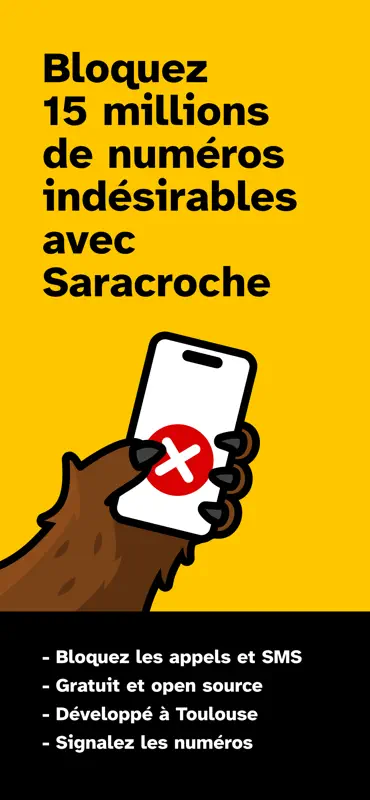 Saracroche : bloqueur d'appels screenshot 1 of 6