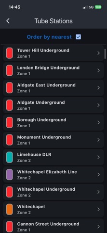 Tube Info screenshot
