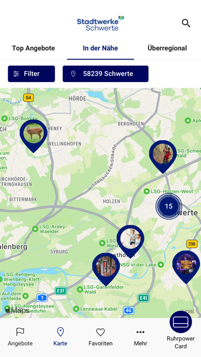 RuhrpowerCard APP Screenshot