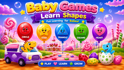 Toddler Baby Balloon Pop Games iPhone screenshot