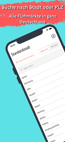 Flohmarkt Finder screenshot
