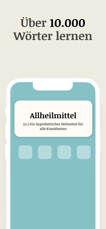 Vocabulary - Wörter lernen screenshot 3 of 10