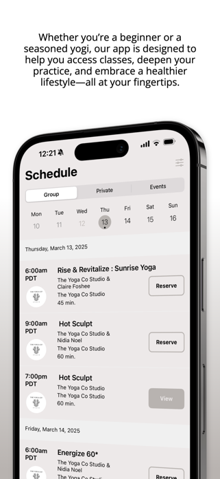 The Yoga Co. Studio Screenshot 4 of 5