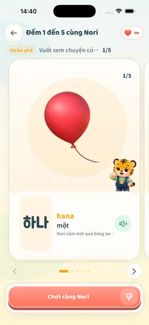 Nori học tiếng Hàn screenshot 4