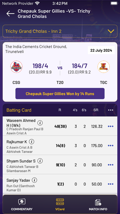 TNPL LIVE Screenshot 3 - AppWisp.com TNPL LIVE Screenshot 3 - AppWisp.com