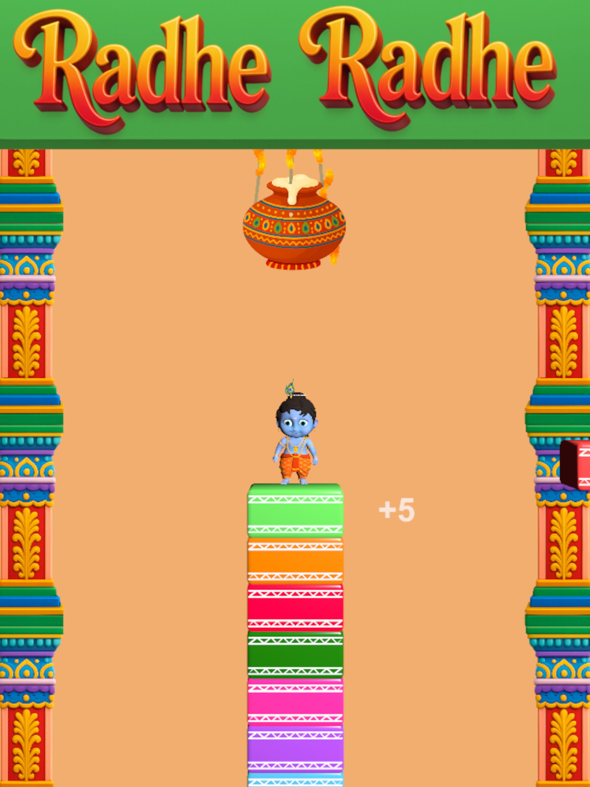 Krishna Stack Jumping screenshot 8