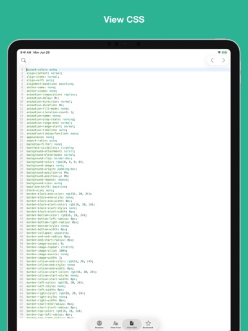 Font Inspector - find fonts iPad screenshot