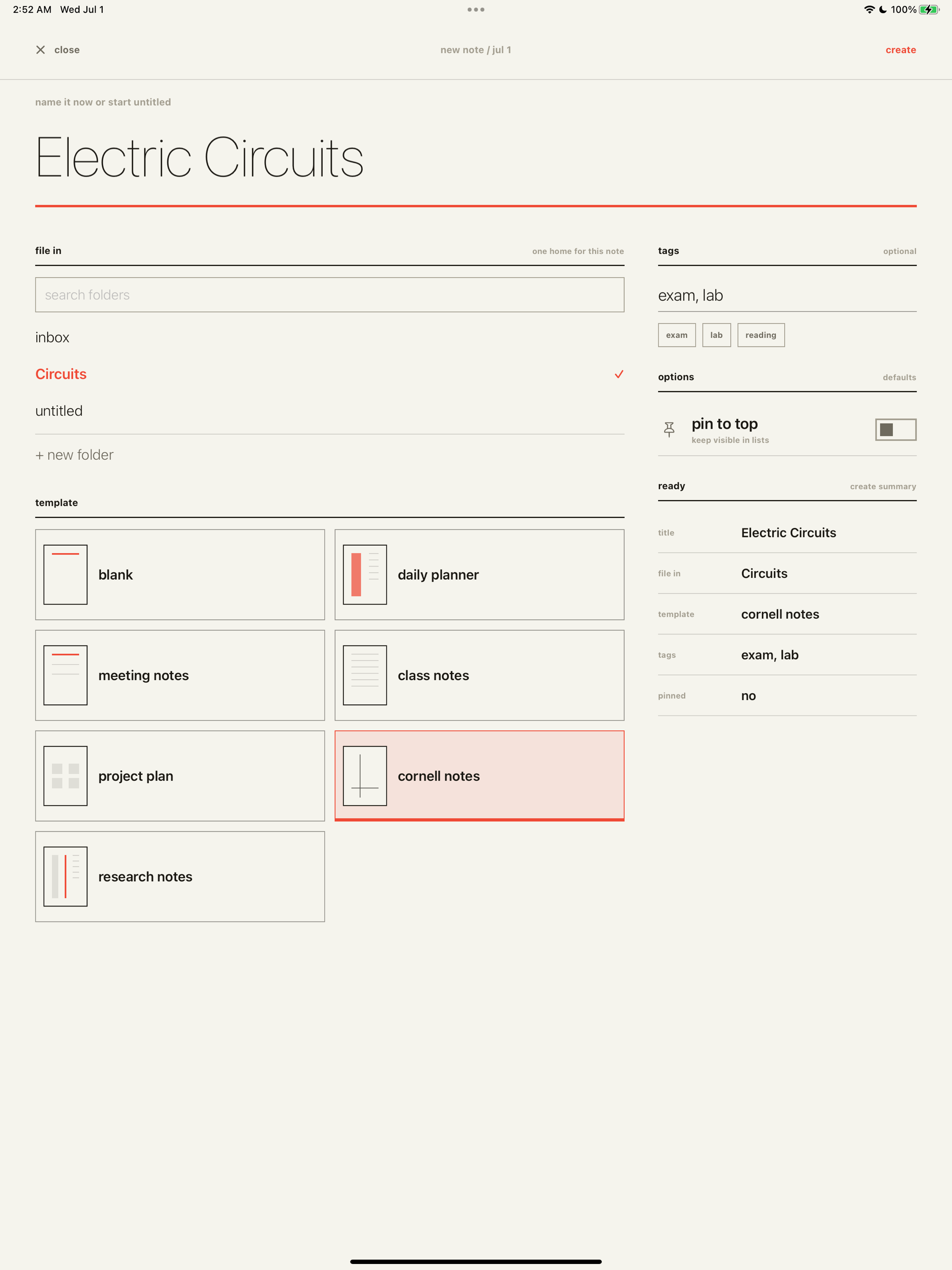 Pronotes: Notes & PDF screenshot 2