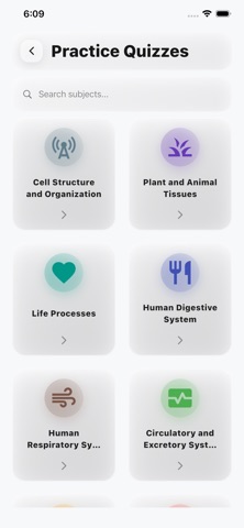 Grade 10 Life Science iPhone screenshot
