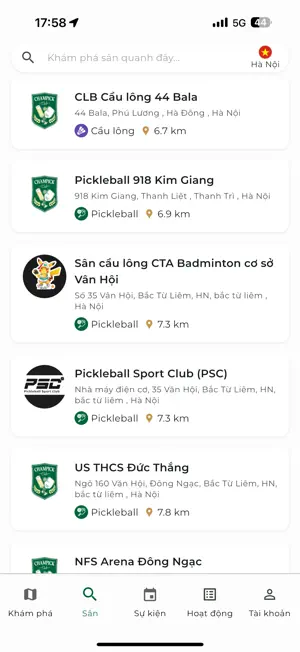 Champick: Đặt sân screenshot 3
