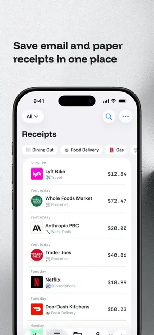 QuickReceipts Smart Scanner screenshot 1