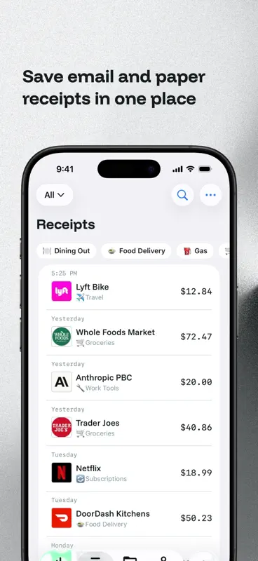 QuickReceipts Smart Scanner screenshot 1 of 9